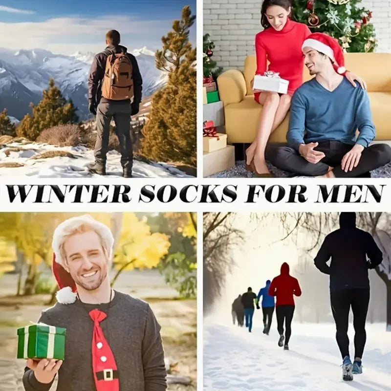 5pc Unisex Thick Thermal Socks