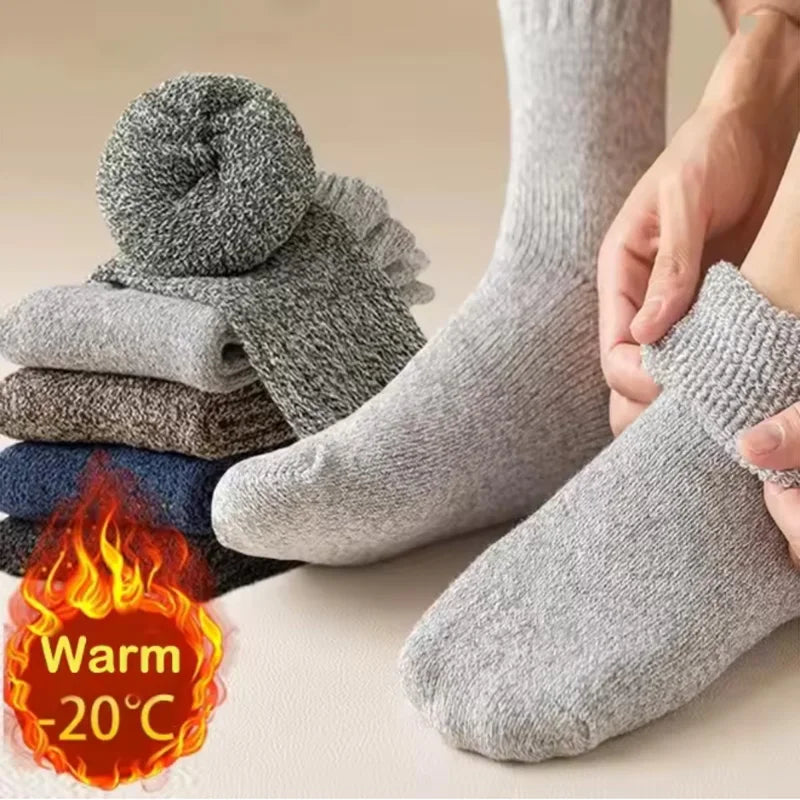 5pc Unisex Thick Thermal Socks