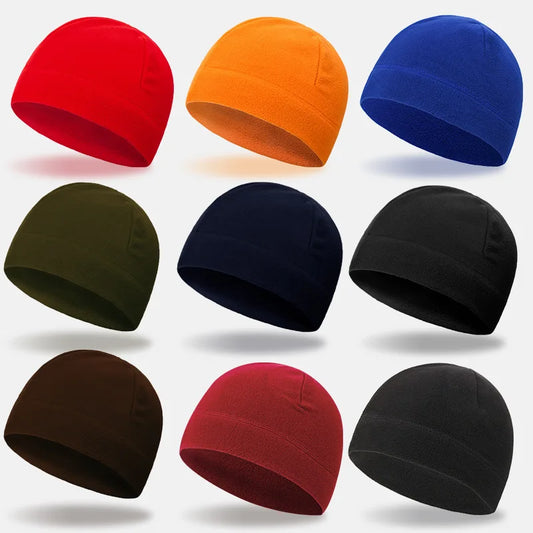 Thermal Anti-Static Army & Fleece Style Beanie For The Outdoors