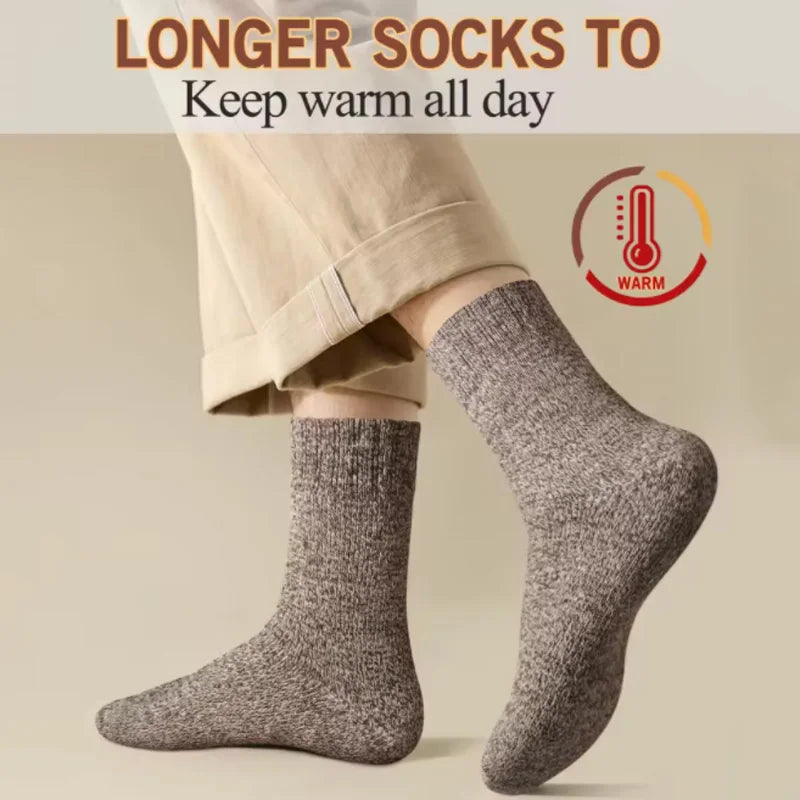 5pc Unisex Thick Thermal Socks