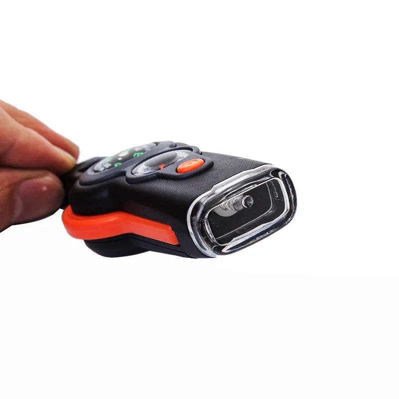 7-in-1 Multi-functional Outdoor Survival Whistle, Compass, Light, Strap