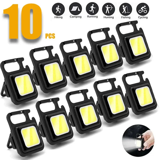 Portable Rechargable Keychain Camping Mini LED Light