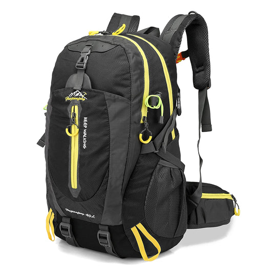 40L Unisex Water Resistant Travel Backpack Camping Hiking & Daypack