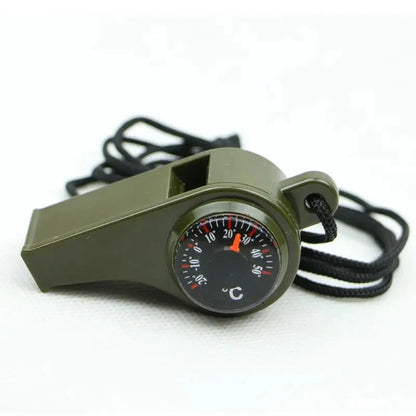 3 in 1 Emergency Survival Whistle & Compass
