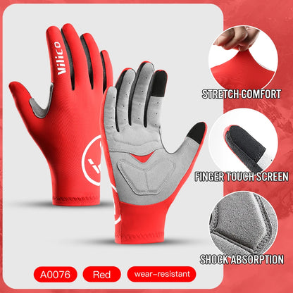 Touch Screen Long Full Fingered Gel Multi-Purpose Sport Gloves