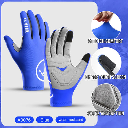 Touch Screen Long Full Fingered Gel Multi-Purpose Sport Gloves