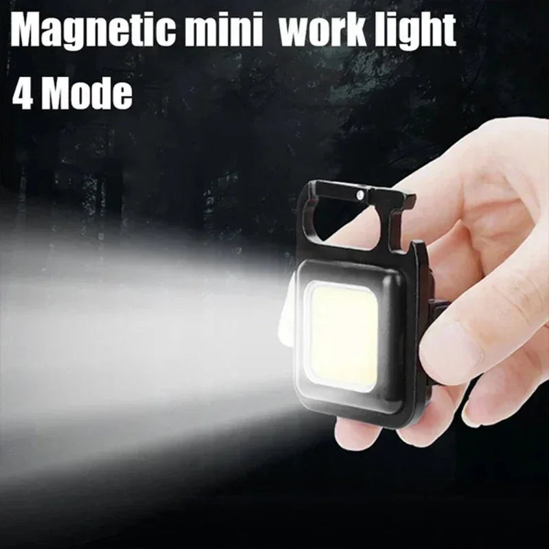 Portable Rechargable Keychain Camping Mini LED Light