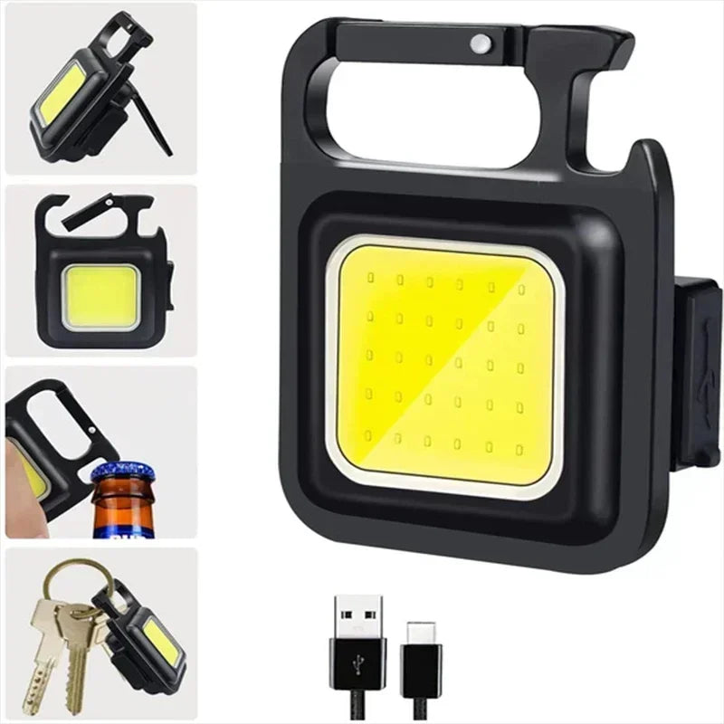 Portable Rechargable Keychain Camping Mini LED Light