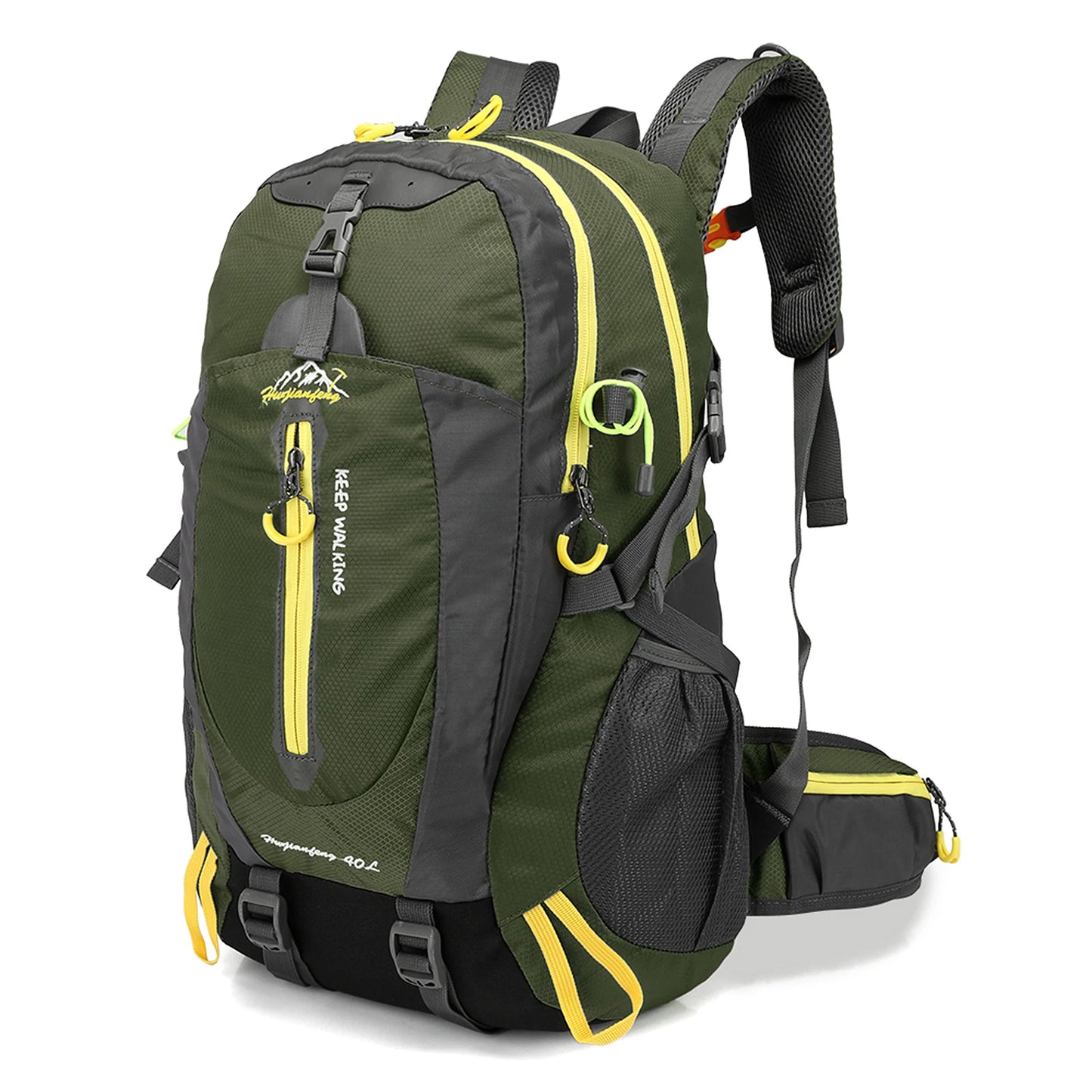 40L Unisex Water Resistant Travel Backpack Camping Hiking & Daypack