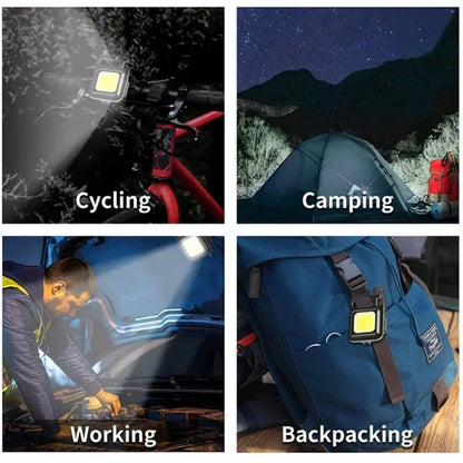 Portable Rechargable Keychain Camping Mini LED Light