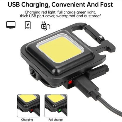 Portable Rechargable Keychain Camping Mini LED Light